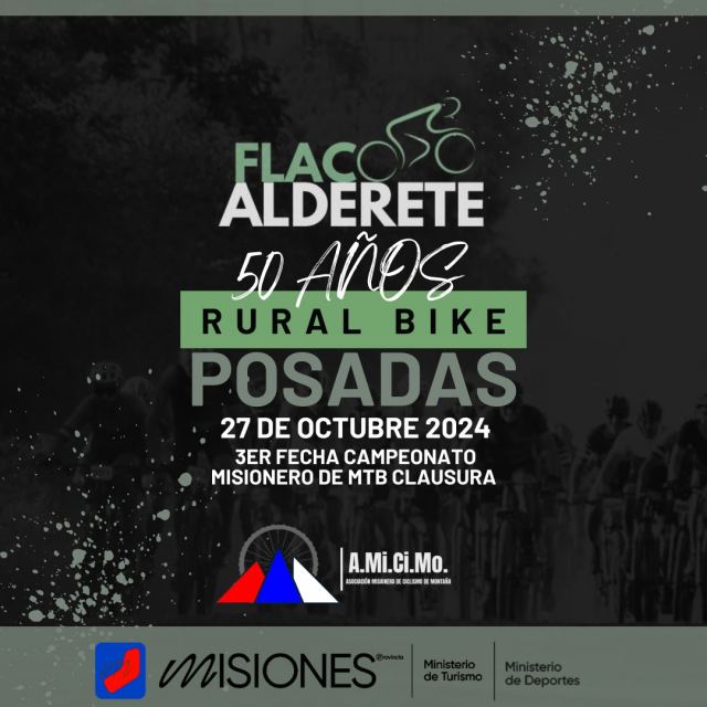 Flyer Tercer Fecha Campeonato Misionero de MTB Clausura