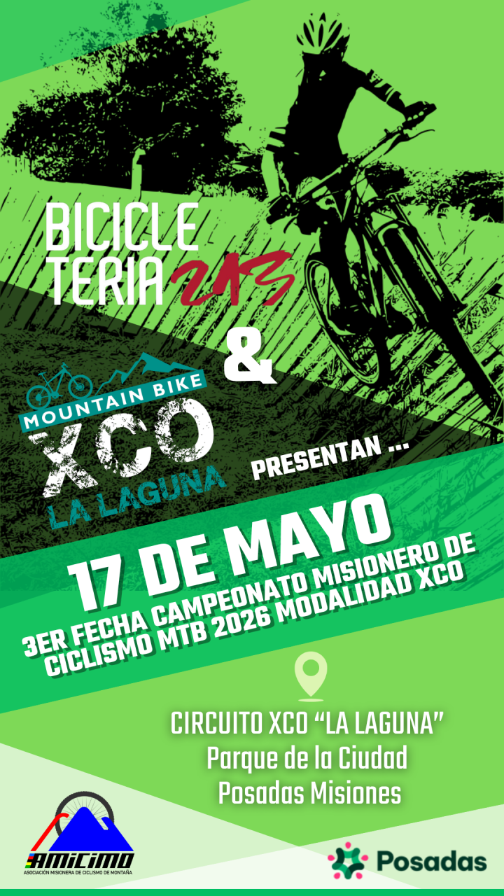 Flyer 3er Fecha Campeonato Misionero de Ciclismo MTB